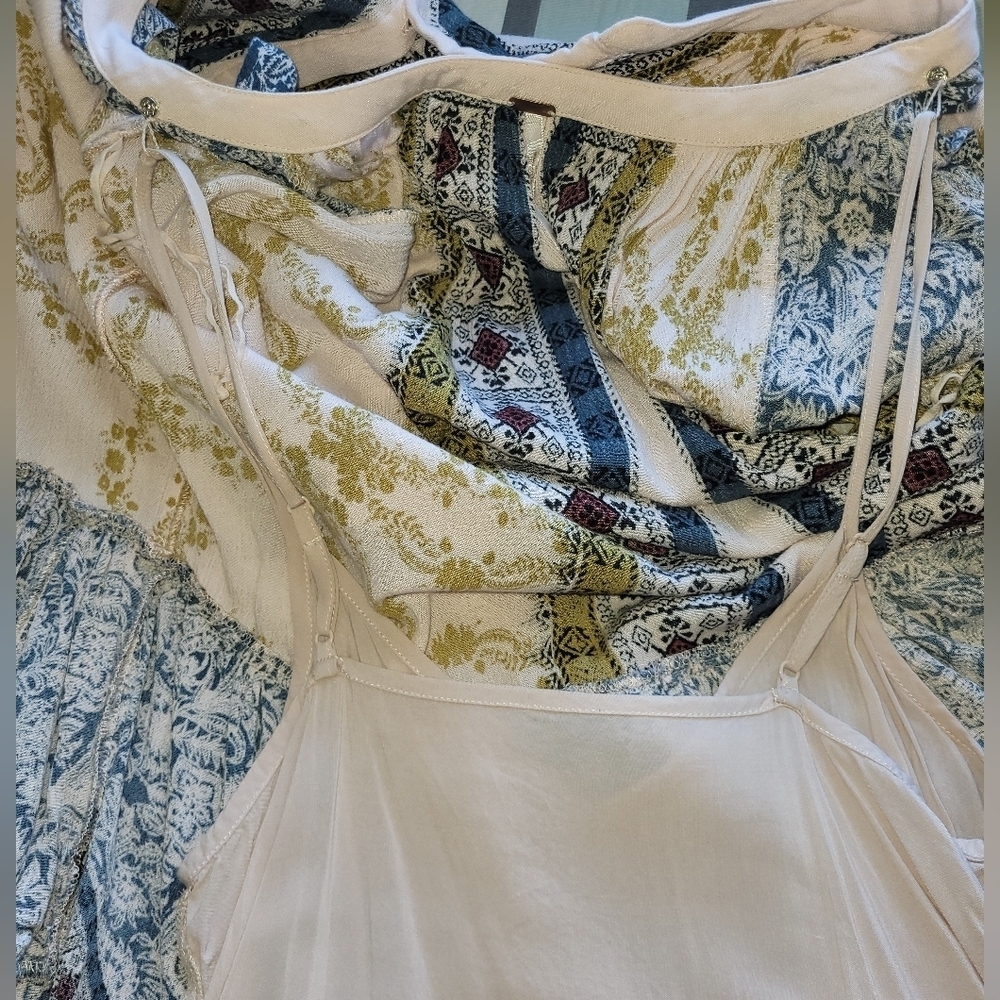 Free People Portobello Road Split Sleeve Dress, VGUC, Size S - Picture 6 of 10